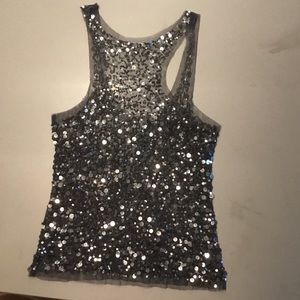 Arden B sequin top, M